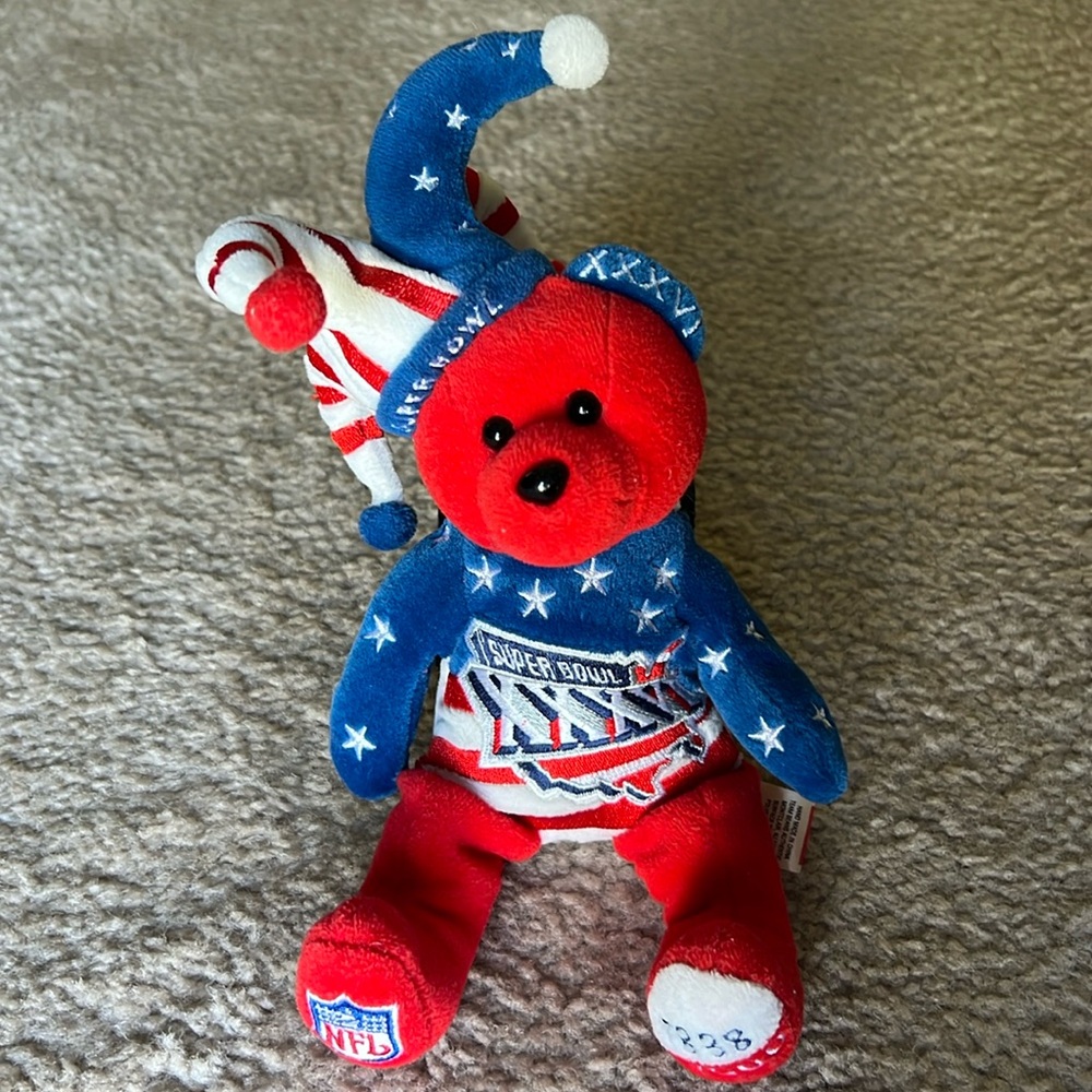 2002 Super Bowl XXXVI Bear - New